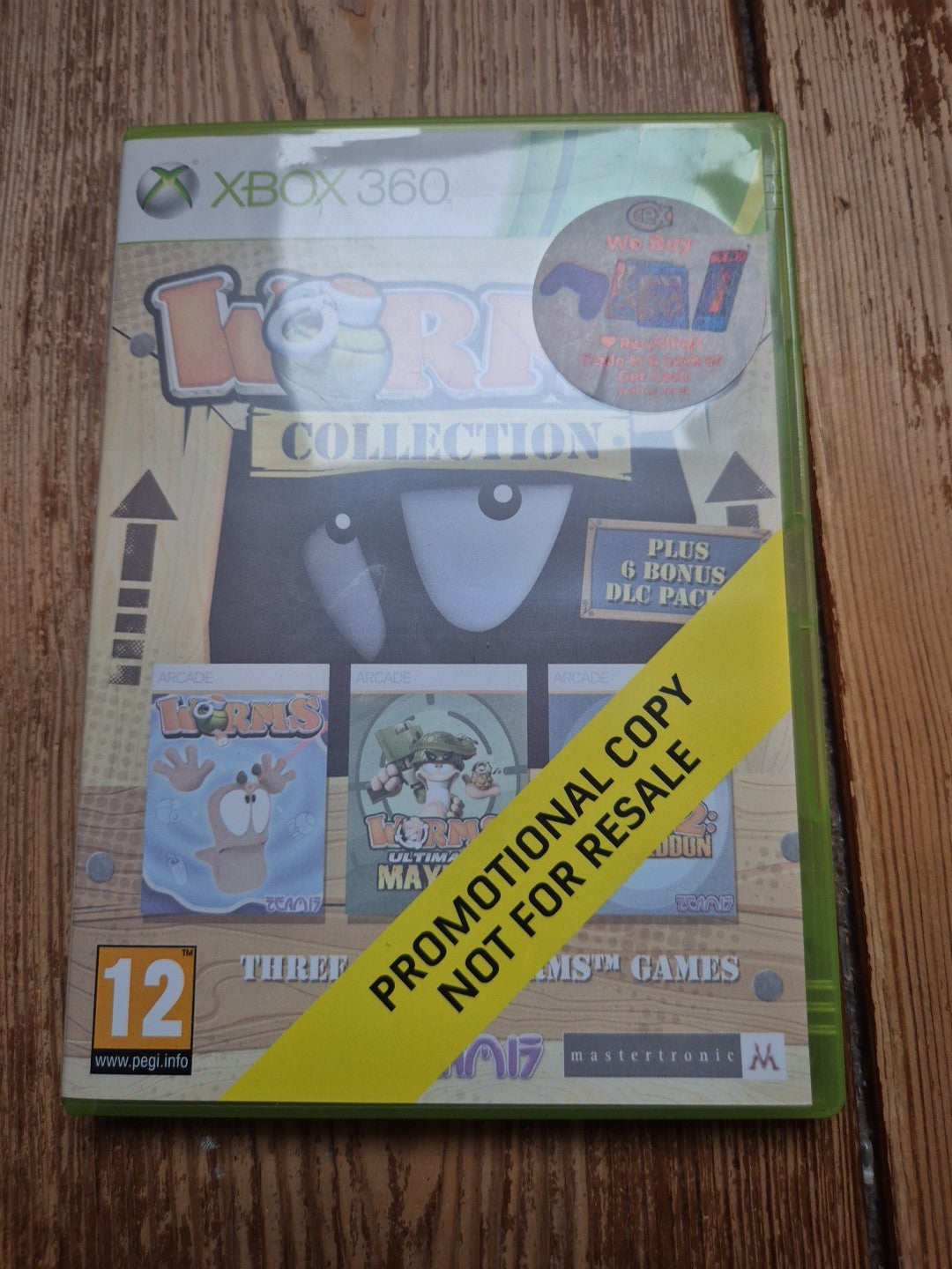 Microsoft Xbox 360 Worms Collection Promotional Copy PAL UK