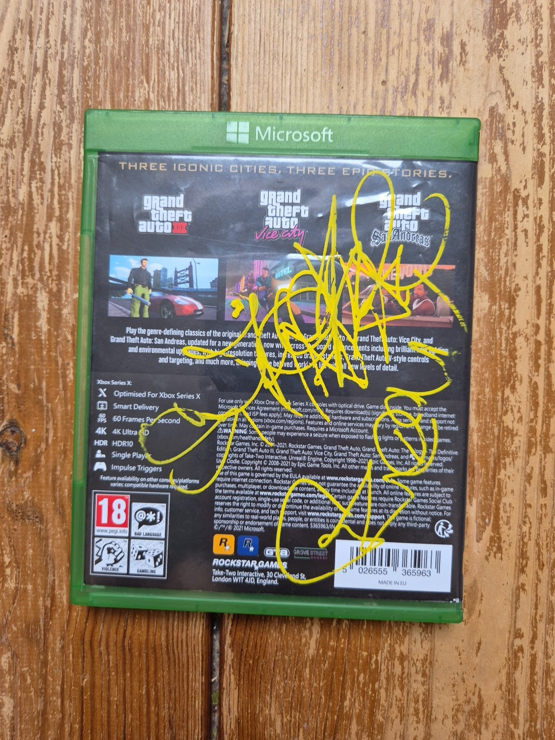 Grand Theft Auto: The Trilogy: The Definitive Edition (Xbox One) PEGI 18+