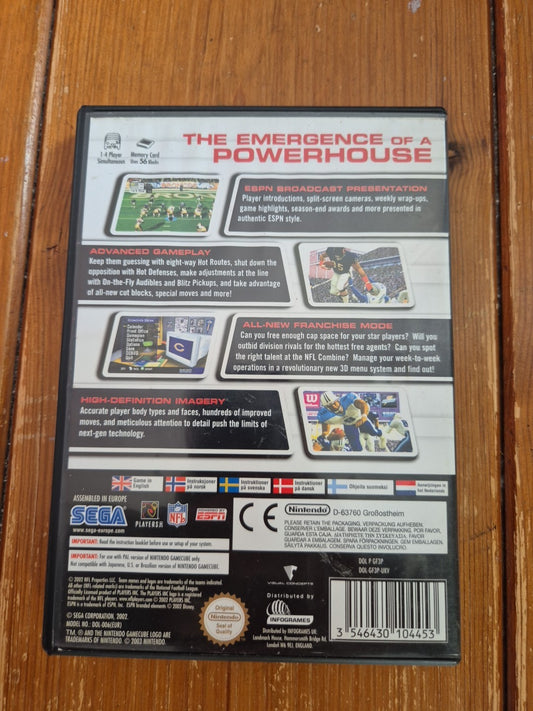 NFL 2K3 - Nintendo GameCube - PAL UK version - Complete In Box