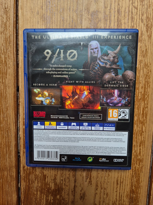 Diablo 3 Eternal Collection - PS4 PlayStation 4 PAL UK