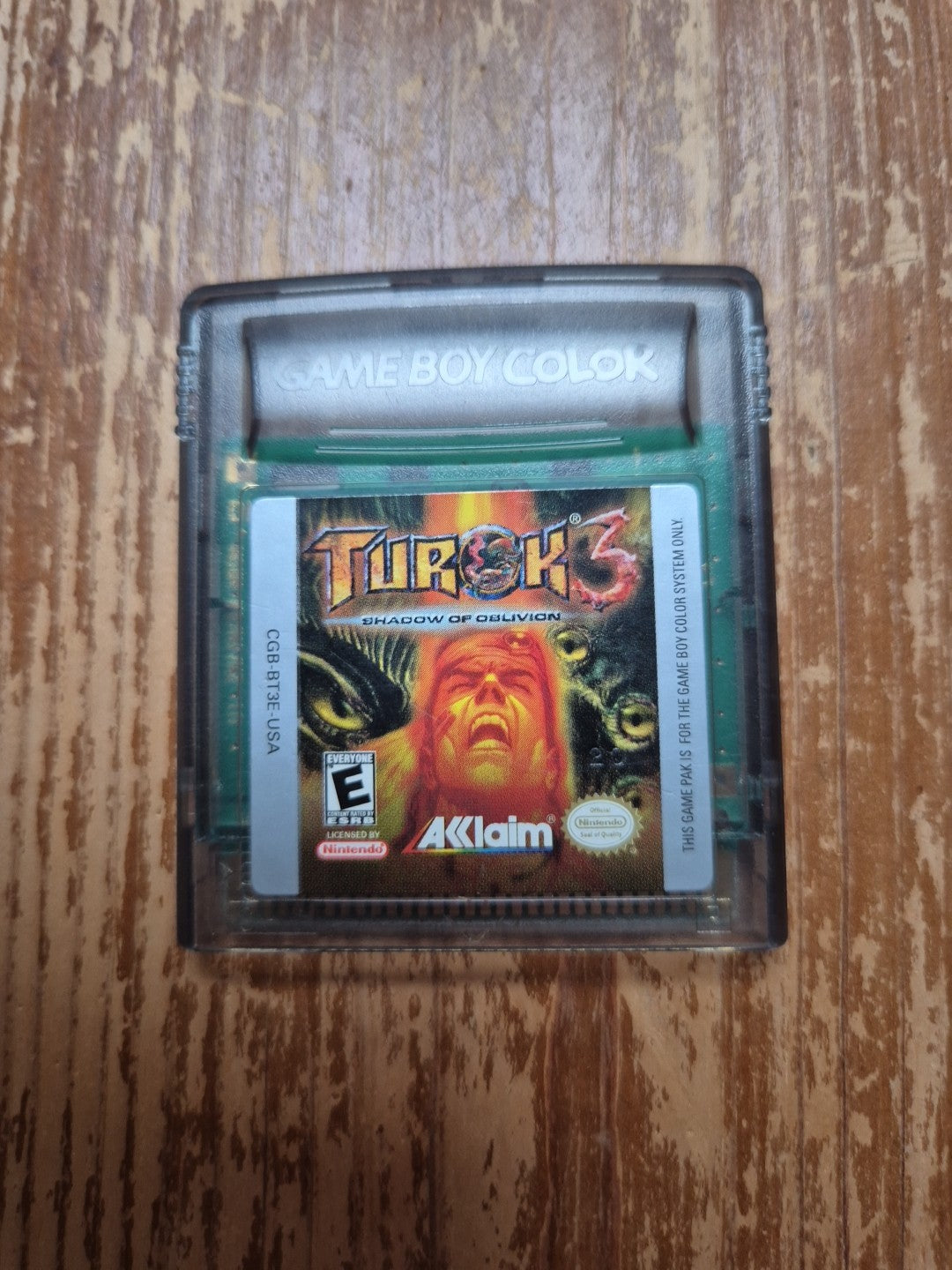 Turok 3 Shadow Of Oblivion Nintendo Game Boy Color PAL UK