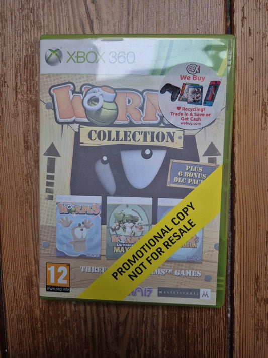 Microsoft Xbox 360 Worms Collection Promotional Copy PAL UK