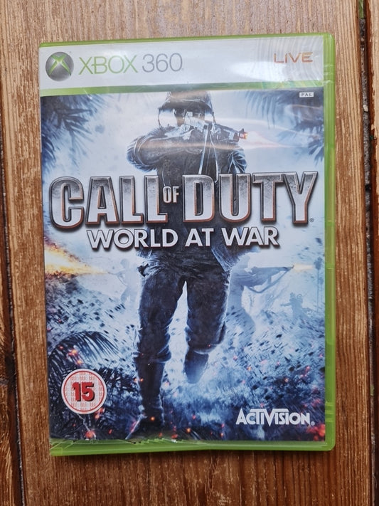 Call of Duty: World at War (Xbox 360) Complete With Manual PAL UK