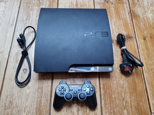 Sony PS3 PlayStation 3 Slim 160GB Console With Official Controller PAL UK