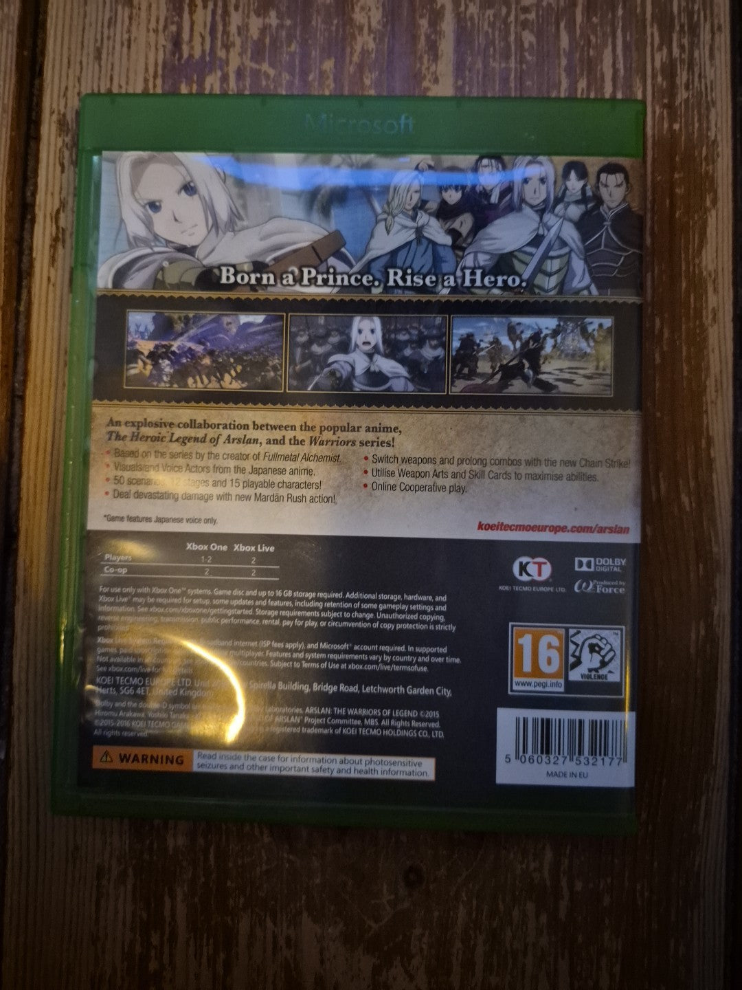 Arslan: The Warriors of Legend (Xbox One Series X) PAL UK