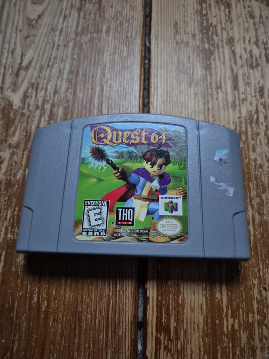 Quest 64 (Nintendo 64, 1998) N64 NTSC Genuine, Tested