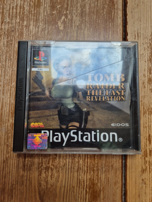 Tomb Raider The Last Revelation PS1 Black Label PlayStation PAL UK