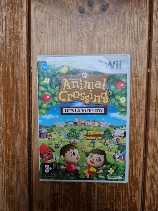 Animal Crossing: Let's Go to the City (Nintendo Wii) Complete With Manual PAL UK