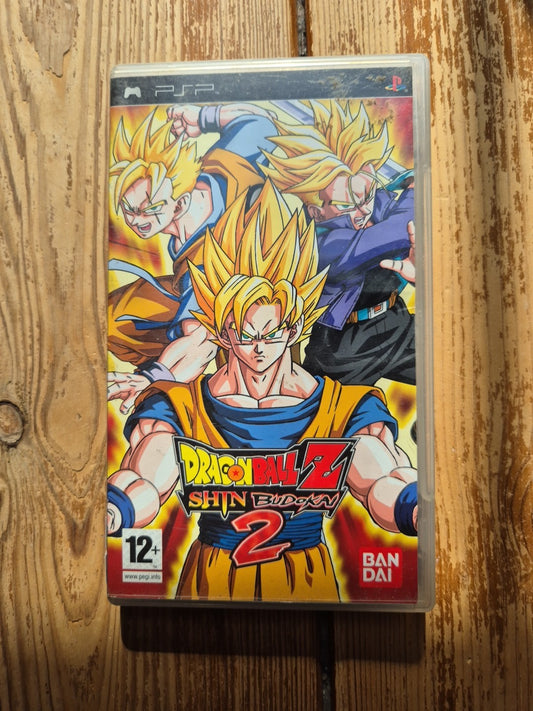 Dragon Ball Z Shin Budokai (In Budokai 2 Case!) Sony PSP With Manual