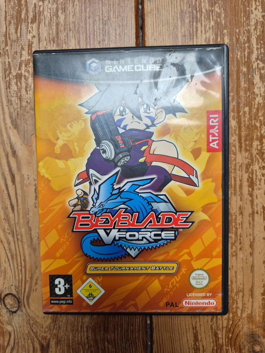 Beyblade V Force: Super Tournament Battle Nintendo GameCube Complete With Manual