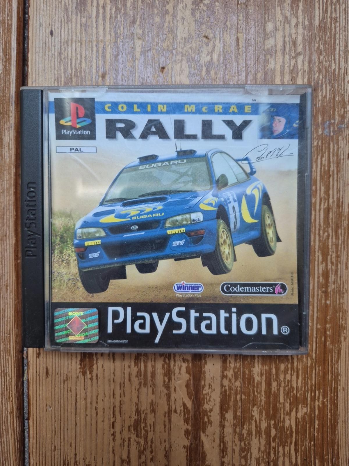 Colin McRae Rally PS1 Sony PlayStation Compete With Manual PAL UK Version