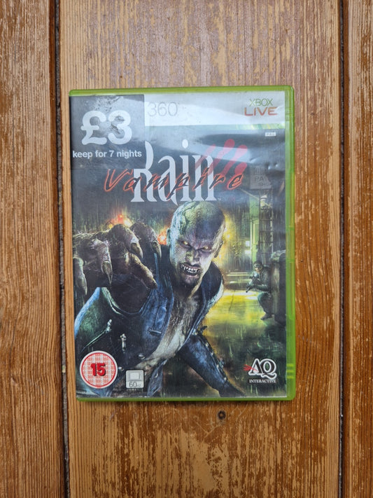 Vampire Rain Xbox 360 - UK PAL