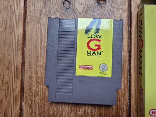 Low G Man. Nintendo Entertainment System- NES Boxed UK PAL Version