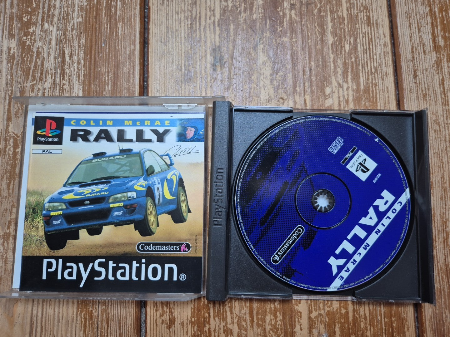 Colin McRae Rally PS1 Sony PlayStation Compete With Manual PAL UK Version