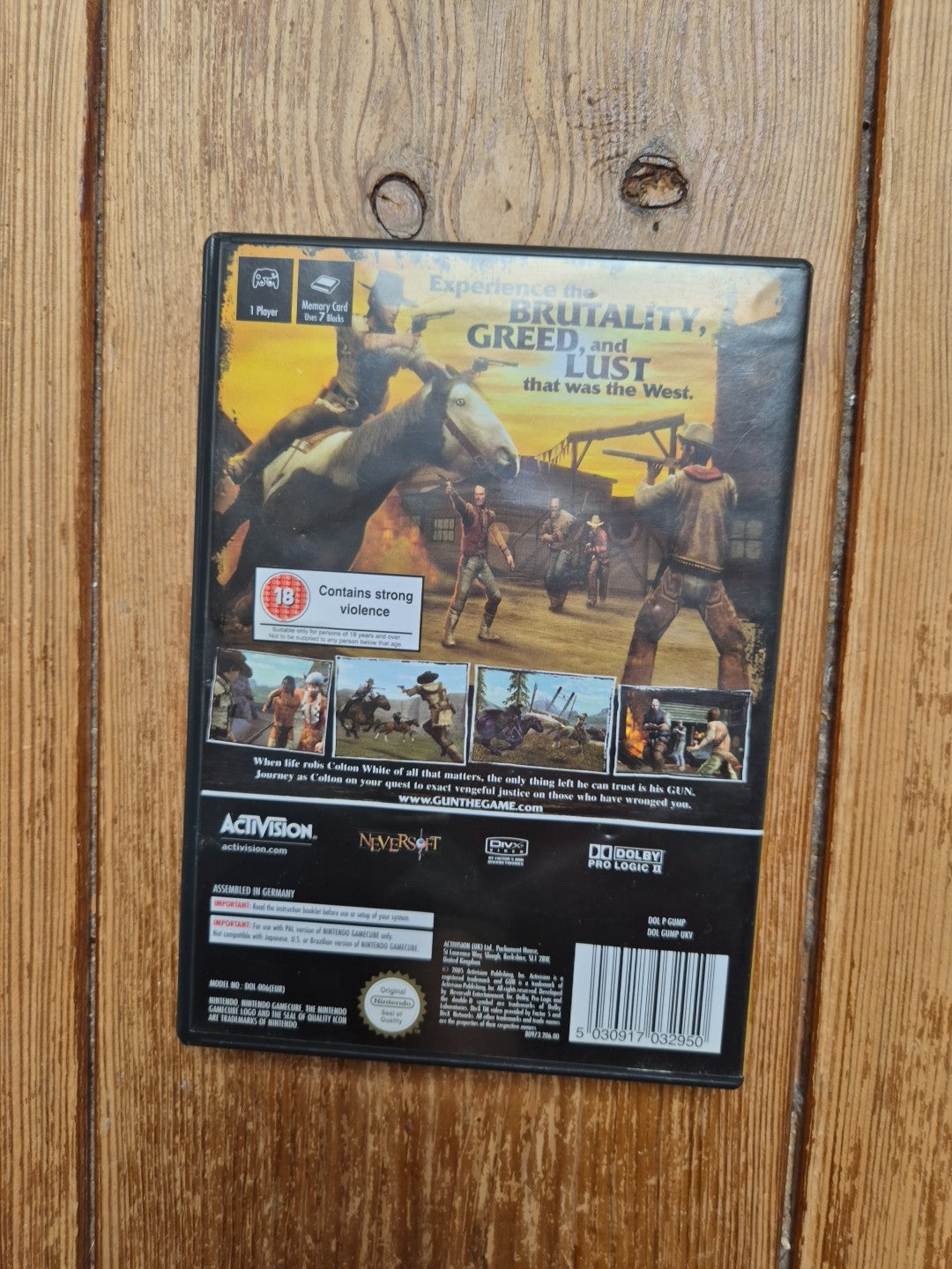 Gun - Nintendo GameCube | Complete With Manual PAL UK