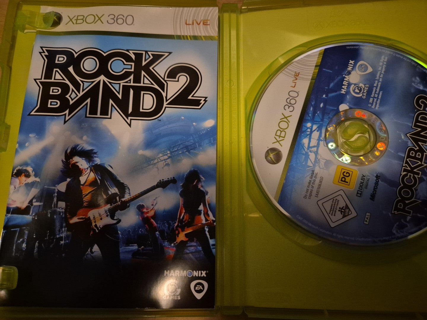 Rock Band 2 (Xbox 360) - Complete With Manual - PAL UK