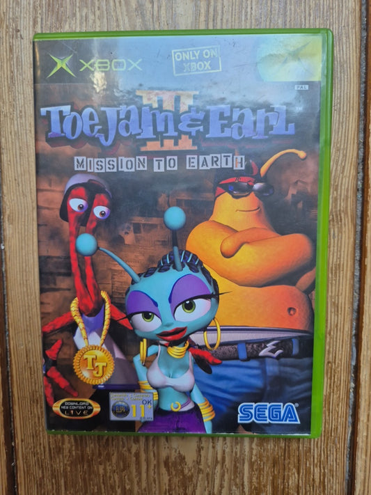 Toe Jam and Earl 3 Mission To Earth - Xbox - Complete With Manual PAL UK