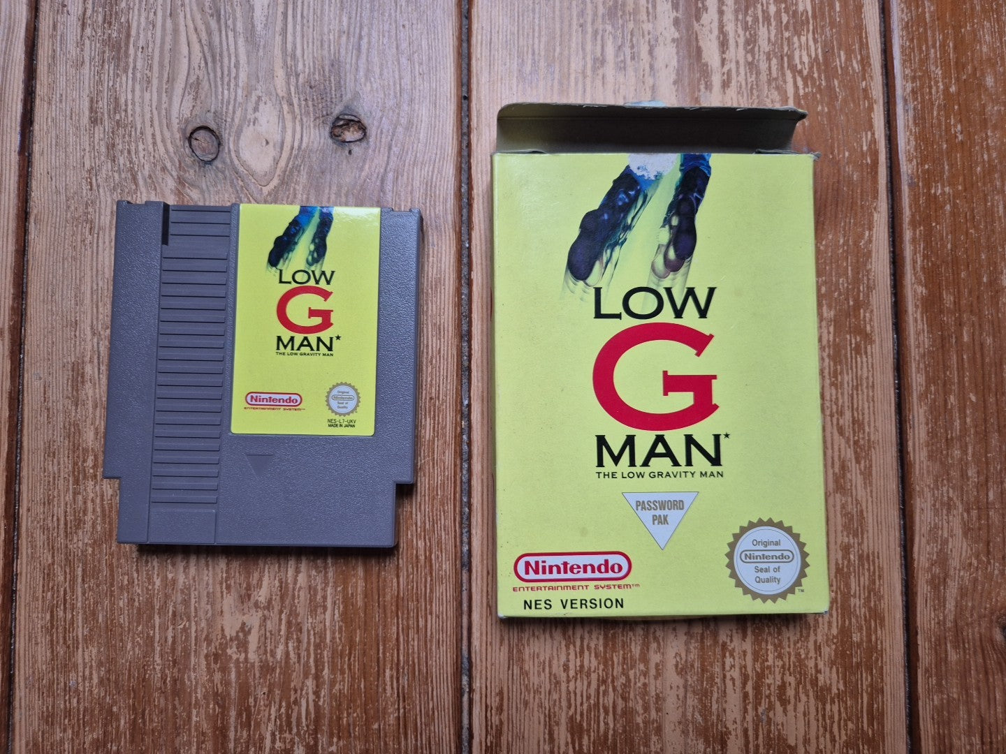 Low G Man. Nintendo Entertainment System- NES Boxed UK PAL Version