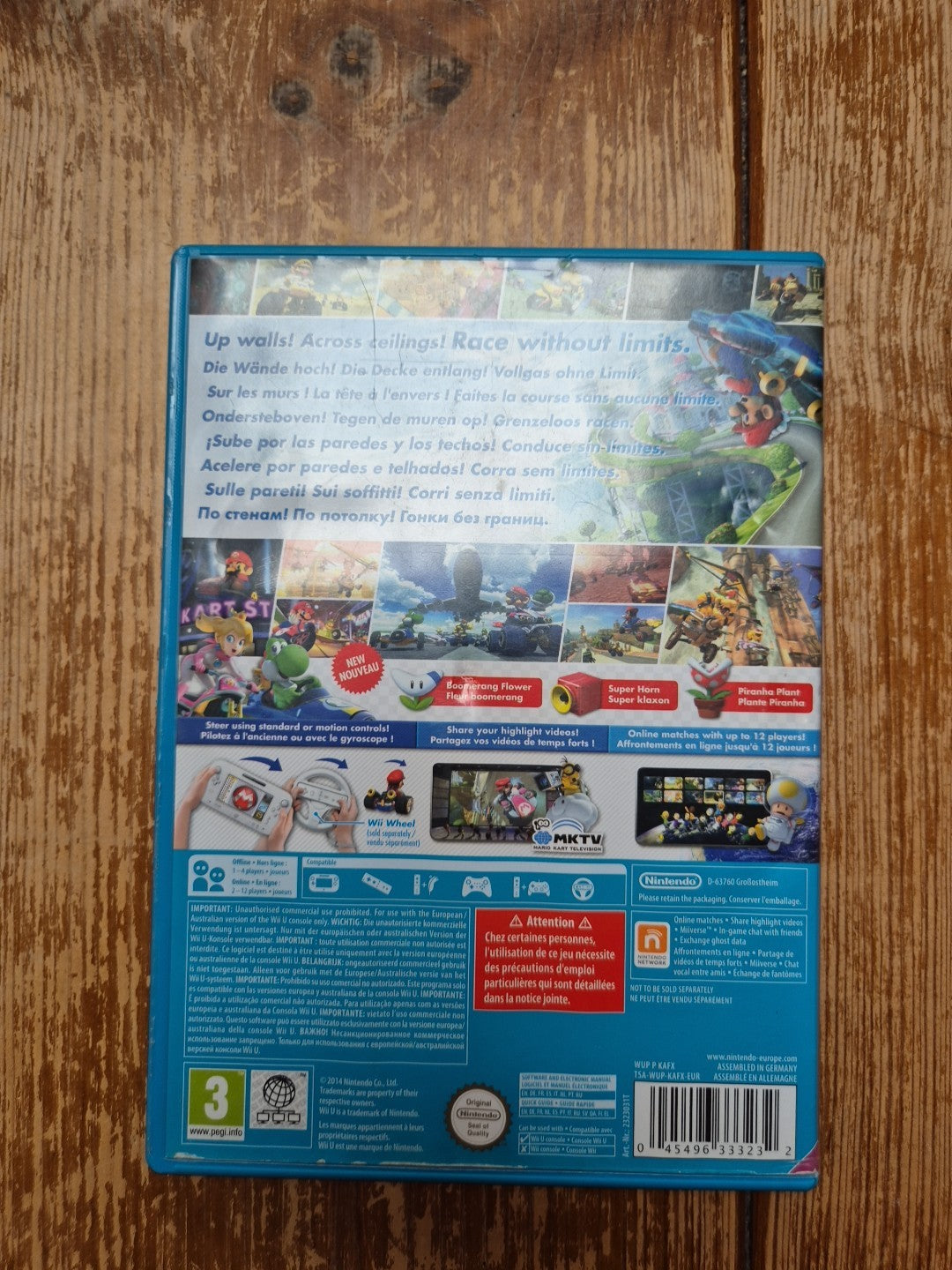 Mario Kart 8 (Nintendo Wii U, 2012) Boxed PAL UK