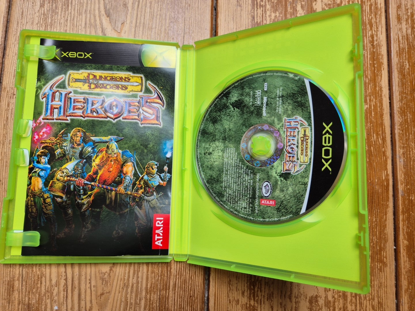 Dungeons And Dragons Heroes - Xbox - PAL UK Complete With Manual