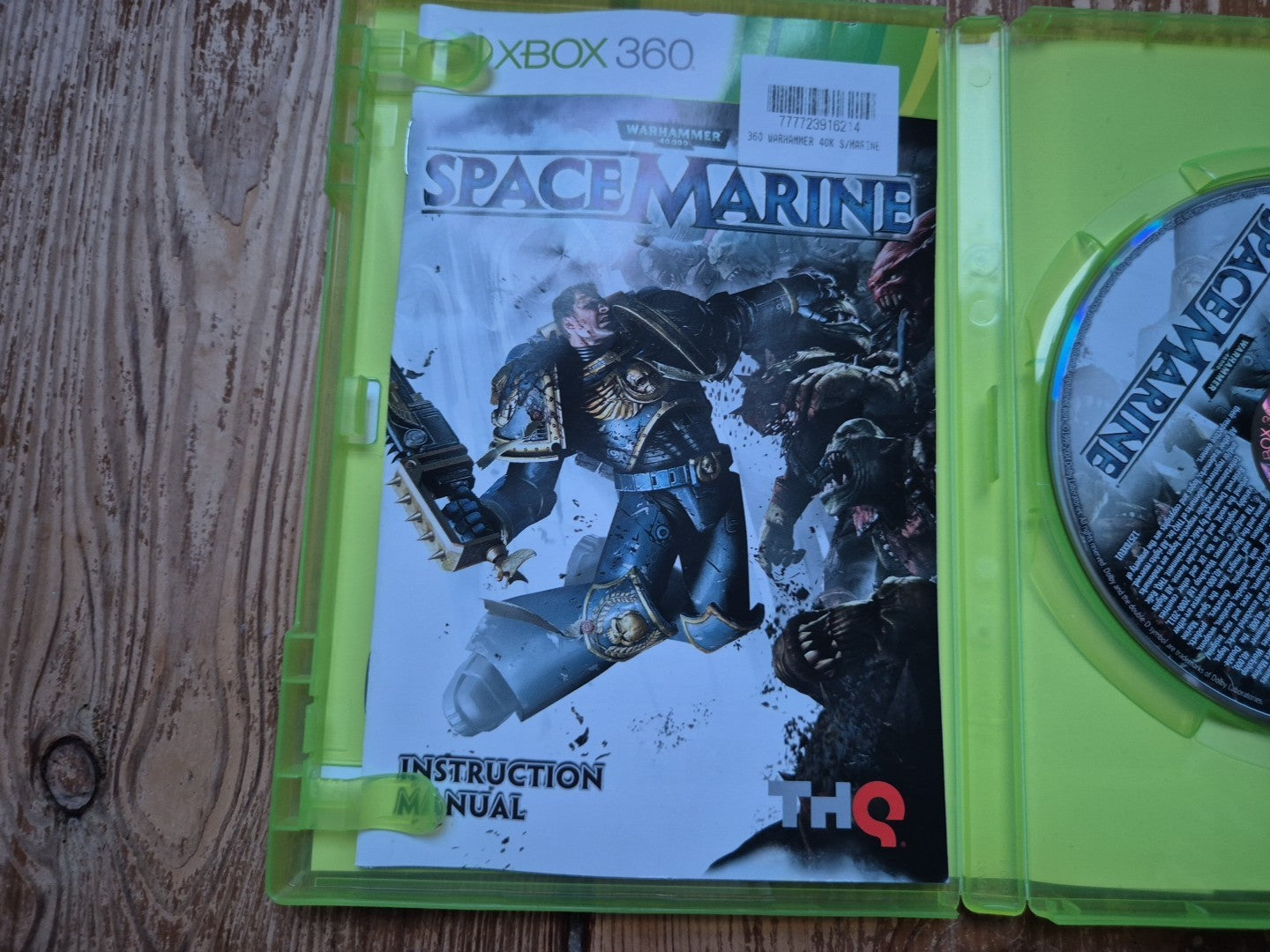 Warhammer 40,000: Space Marine (Xbox 360) Complete With Manual PAL UK