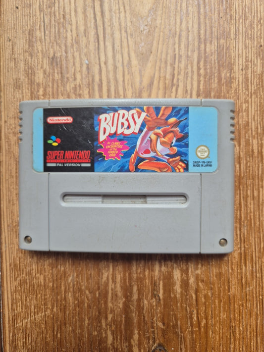 BUBSY In Claws Encounters Of The Furred Kind SNES Super Nintendo PAL UK