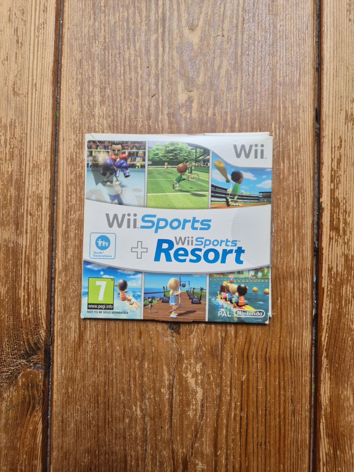 Wii Sports and Wii Sports Resort - Nintendo Wii in Cardboard Sleeve PAL UK