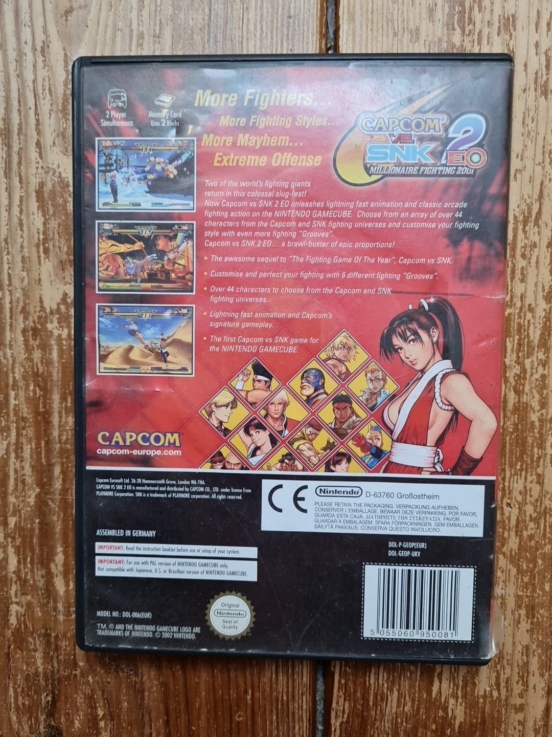 Capcom VS SNK 2 GameCube Nintendo UK PAL