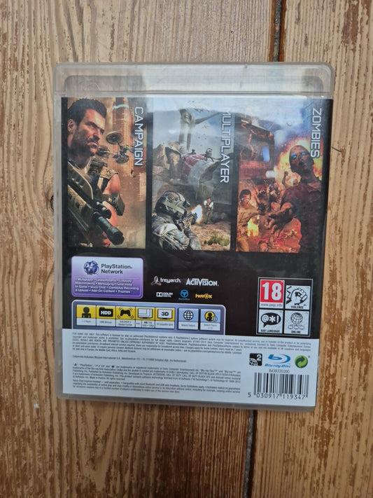 Call Of Duty Black Ops 2 - PS3 PlayStation 3 Compete With Manual PAL UK