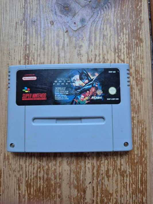 Batman Forever Super Nintendo Entertainment System SNES UK PAL Version
