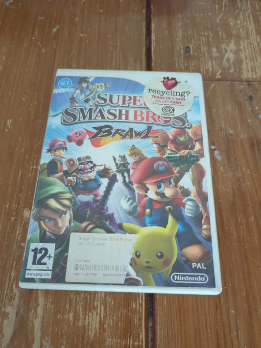 Super Smash Bros. Brawl (Wii, 2008) - Complete with manual - PAL UK version