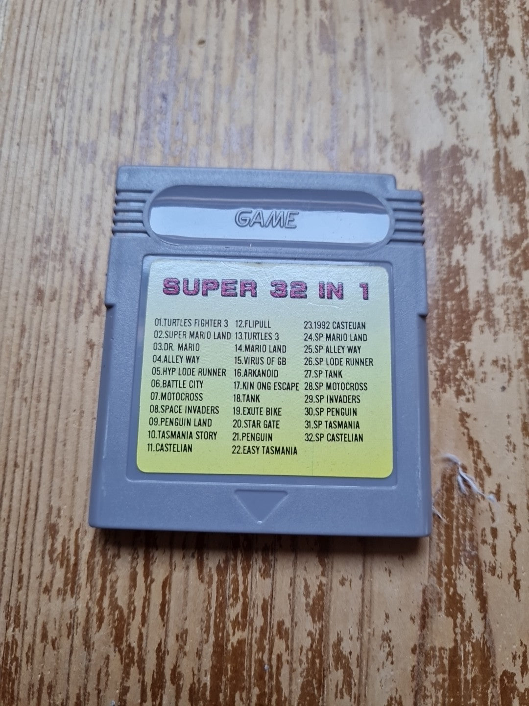 Super 32 IN 1 - Nintendo Game Boy PAL UK