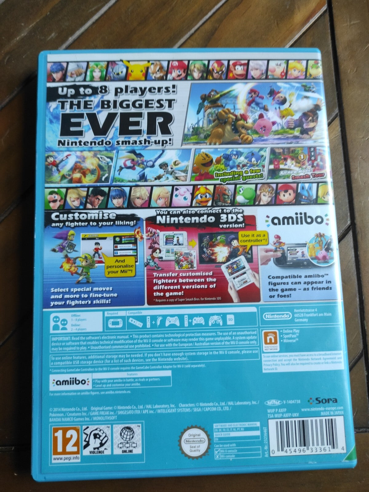 Super Smash Bros. (Nintendo Wii U, 2014) - PAL UK