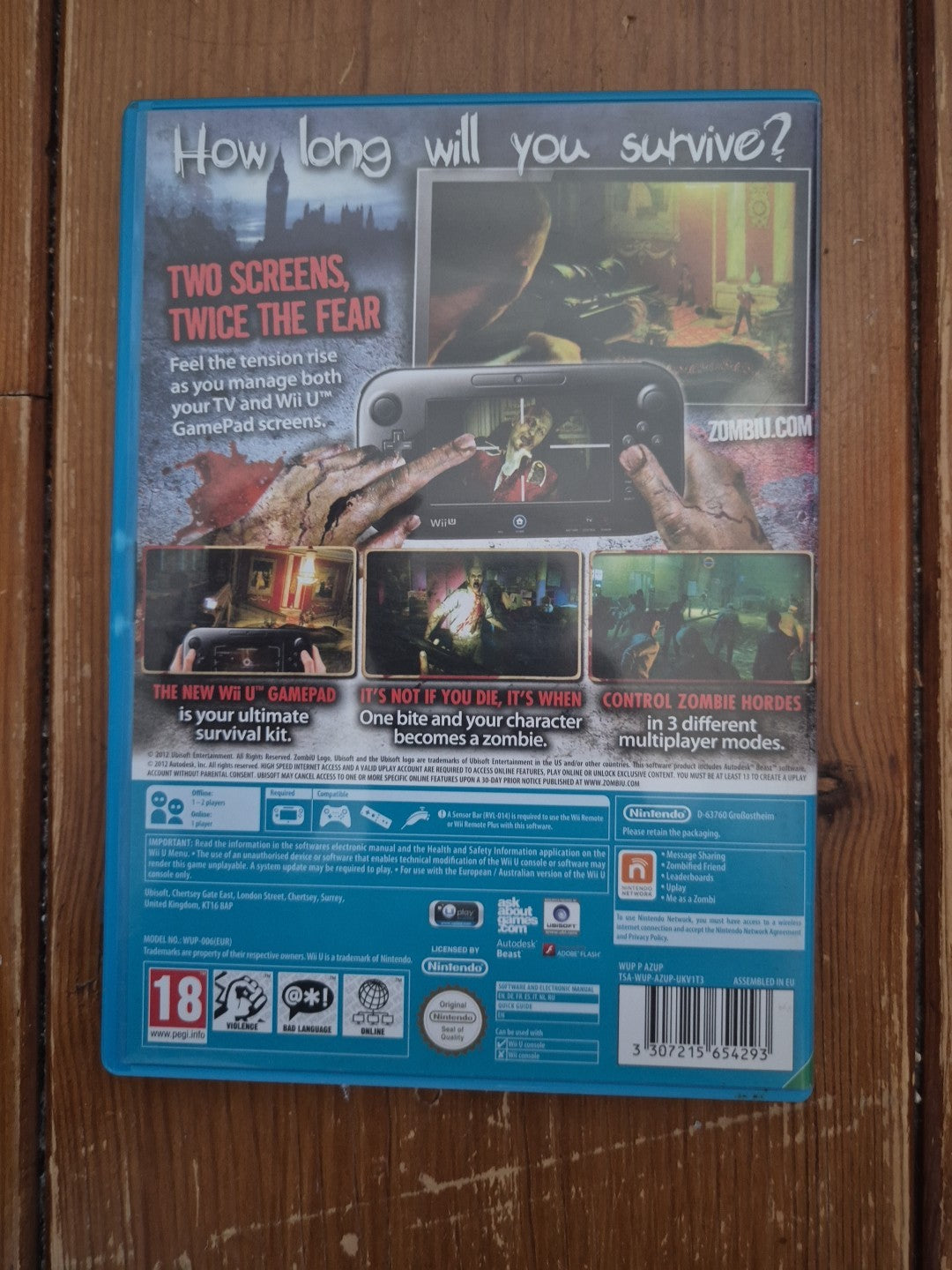 Zombi U - Nintendo Wii U - PAL UK