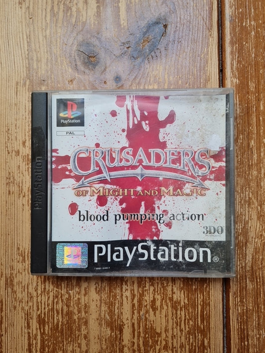 Crusaders of Might and Magic PS1 PlayStation PAL UK Complete with Manual