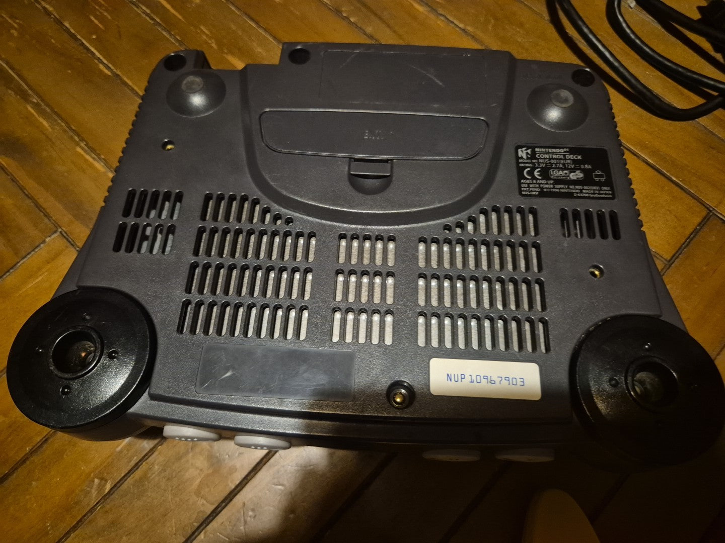 Nintendo 64 Console And Official Yellow Controller Complete Set Up