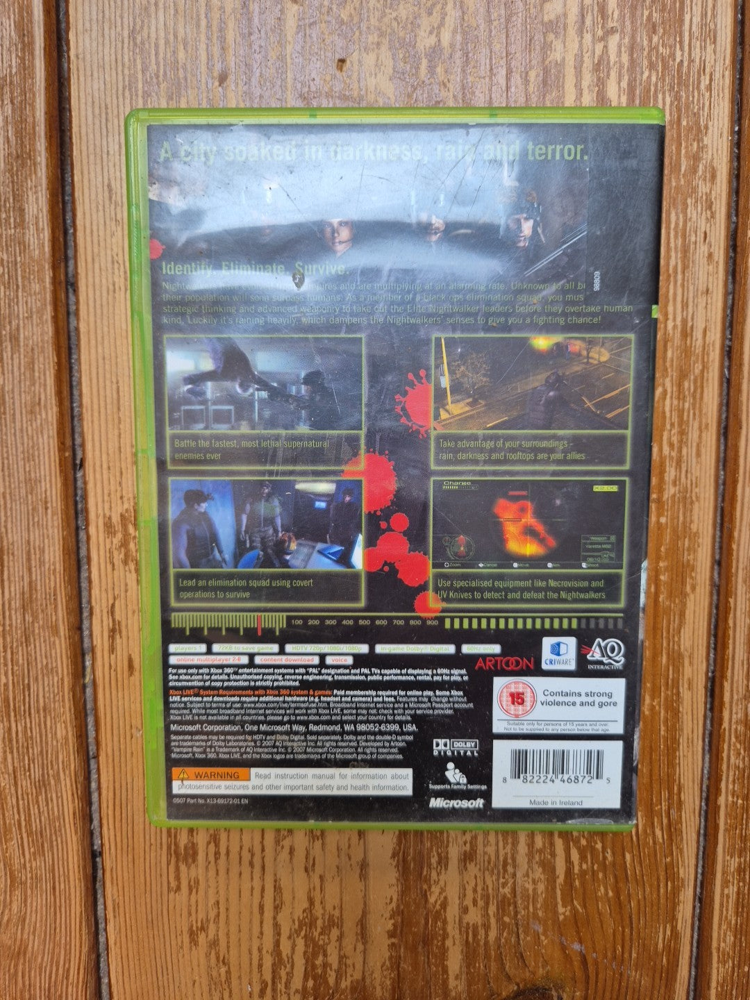 Vampire Rain Xbox 360 - UK PAL