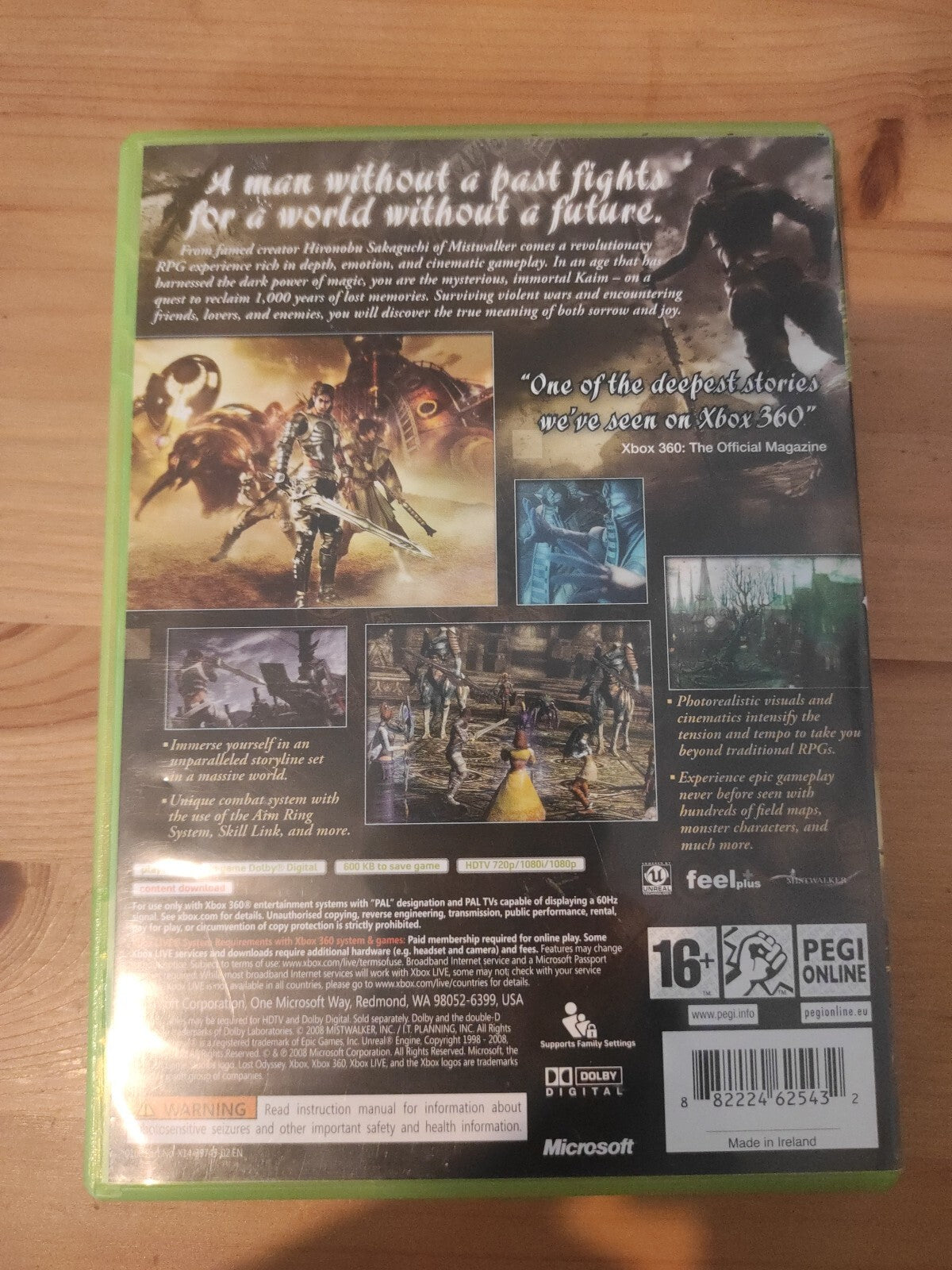 Lost Odyssey (Xbox 360, 2008) - Complete with all discs and manual - PAL