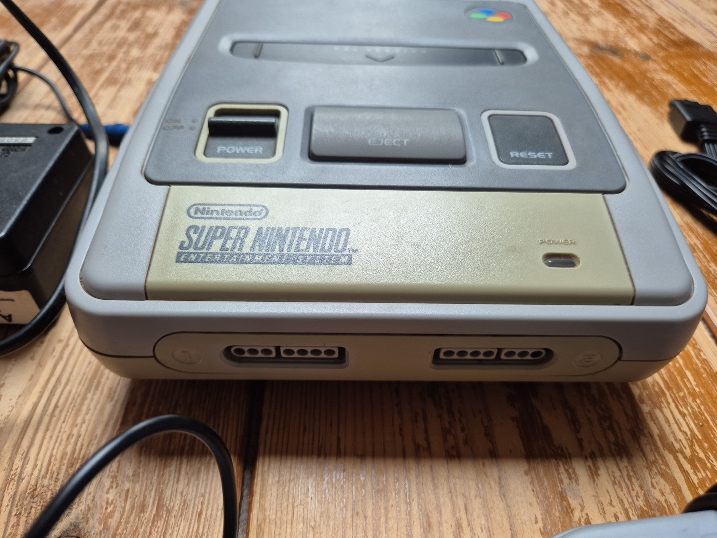Super Nintendo SNES Console Complete Set Up With 2 Controllers PAL UK