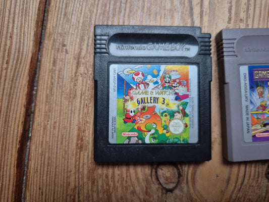 GAME & AND WATCH GALLERY Bundle - 3 And 5 - Game Boy Nintendo PAL UK