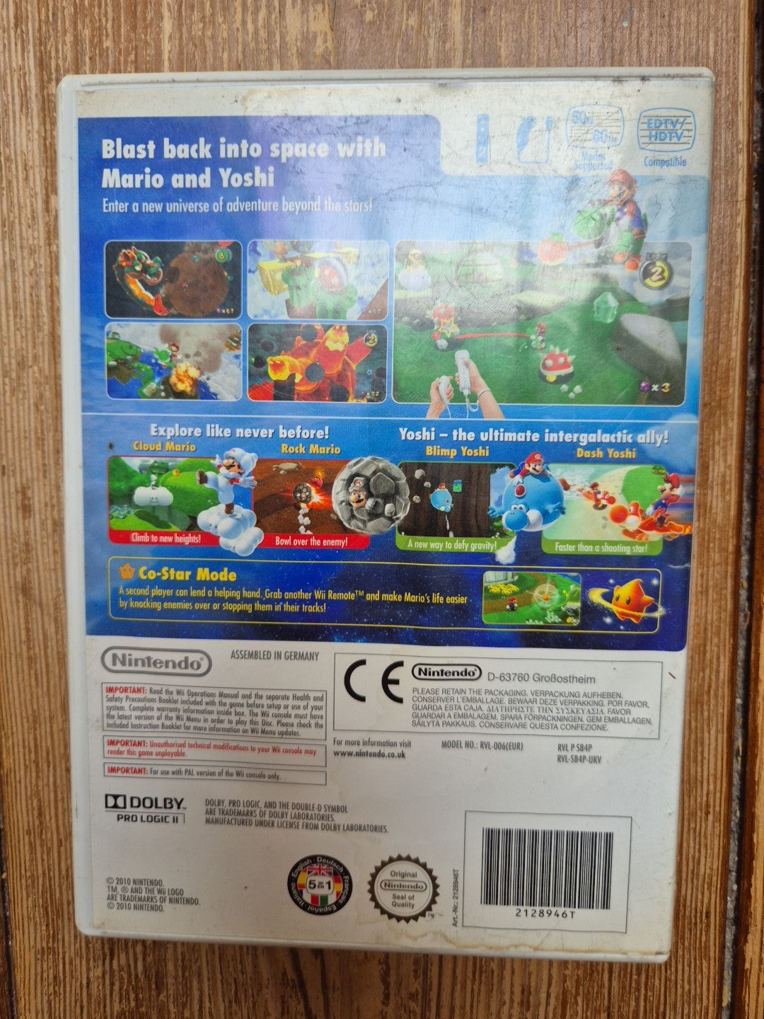 Super Mario Galaxy 2 (Wii, 2010) PAL UK - Complete with Manual