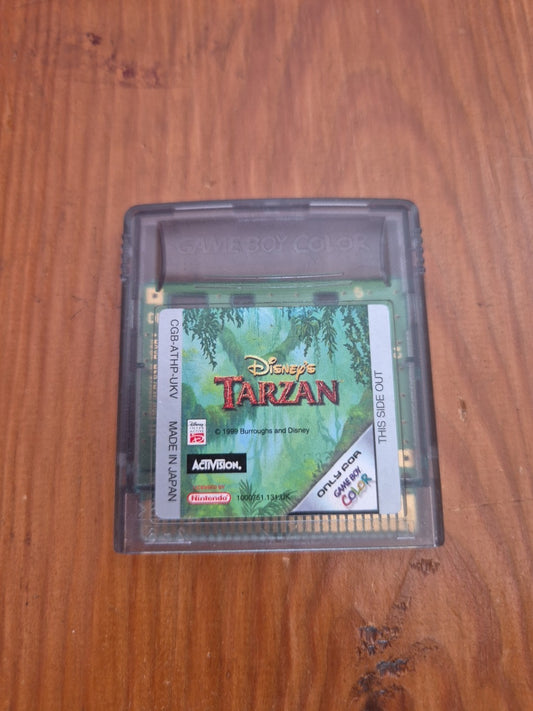 Disney's Tarzan (Nintendo Game Boy Color, 1999) PAL UK version