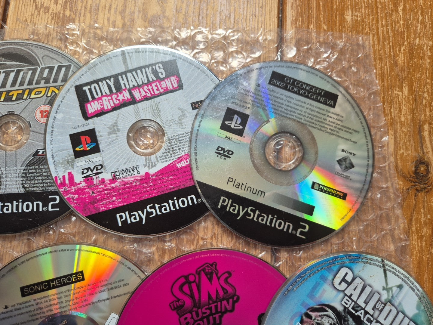 PlayStation Bundle 13 Game PS1, PS2, PS3 Sonic Tony Hawk Etc Tested PAL UK