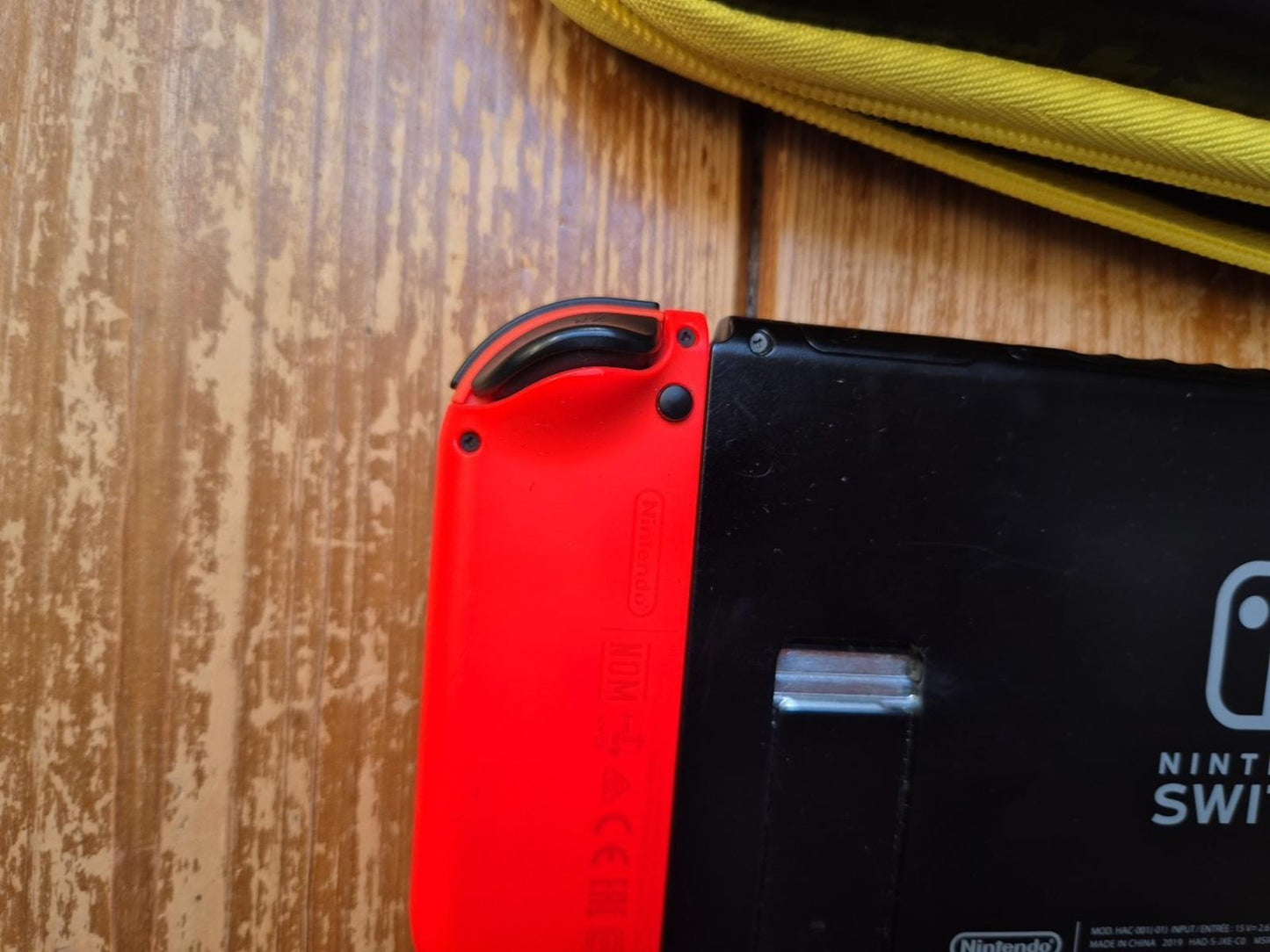 Nintendo Switch With Grip, Charger Cable And Pokemon Carry Case