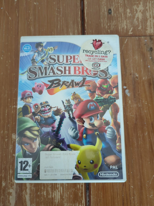 Super Smash Bros. Brawl (Wii, 2008) - Complete with manual - PAL UK version