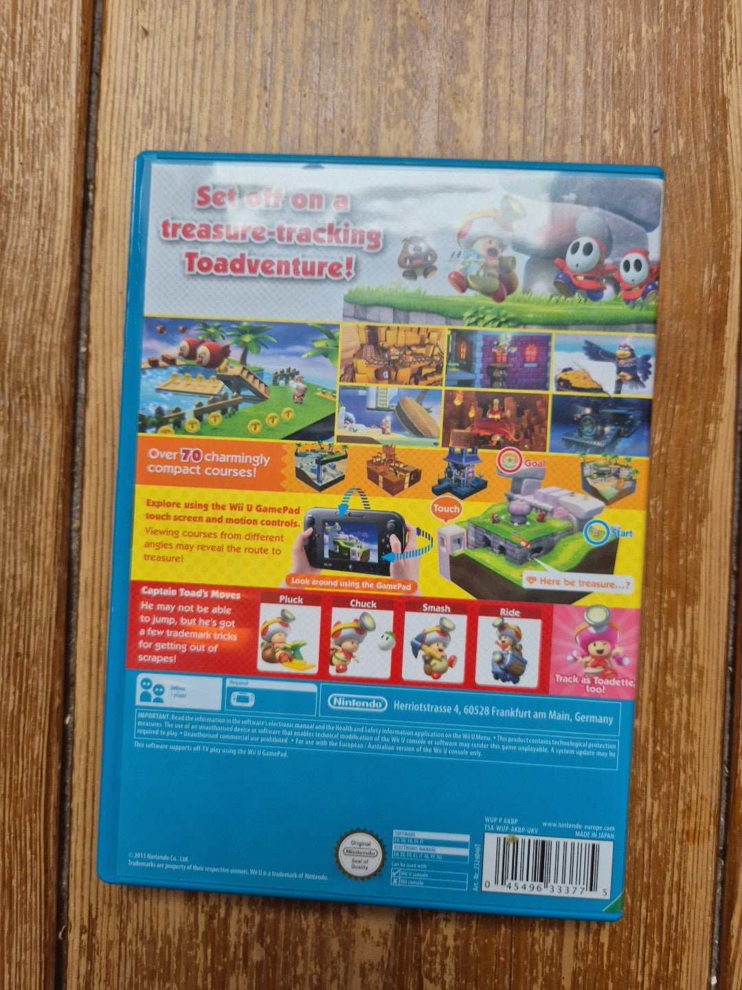 Captain Toad: Treasure Tracker (Nintendo Wii U) PAL UK version