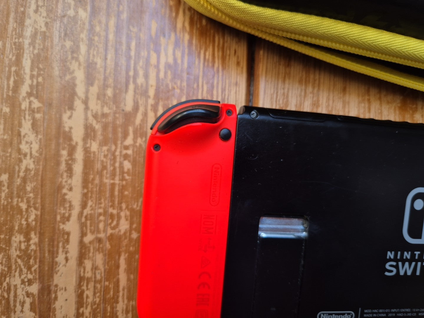 Nintendo Switch With Grip, Charger Cable And Pokemon Carry Case
