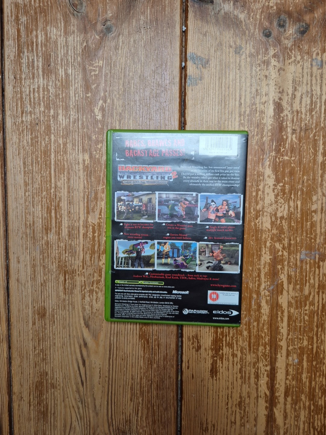 Backyard Wrestling 2 There Goes the Neighborhood - Xbox Complete With Manual UK