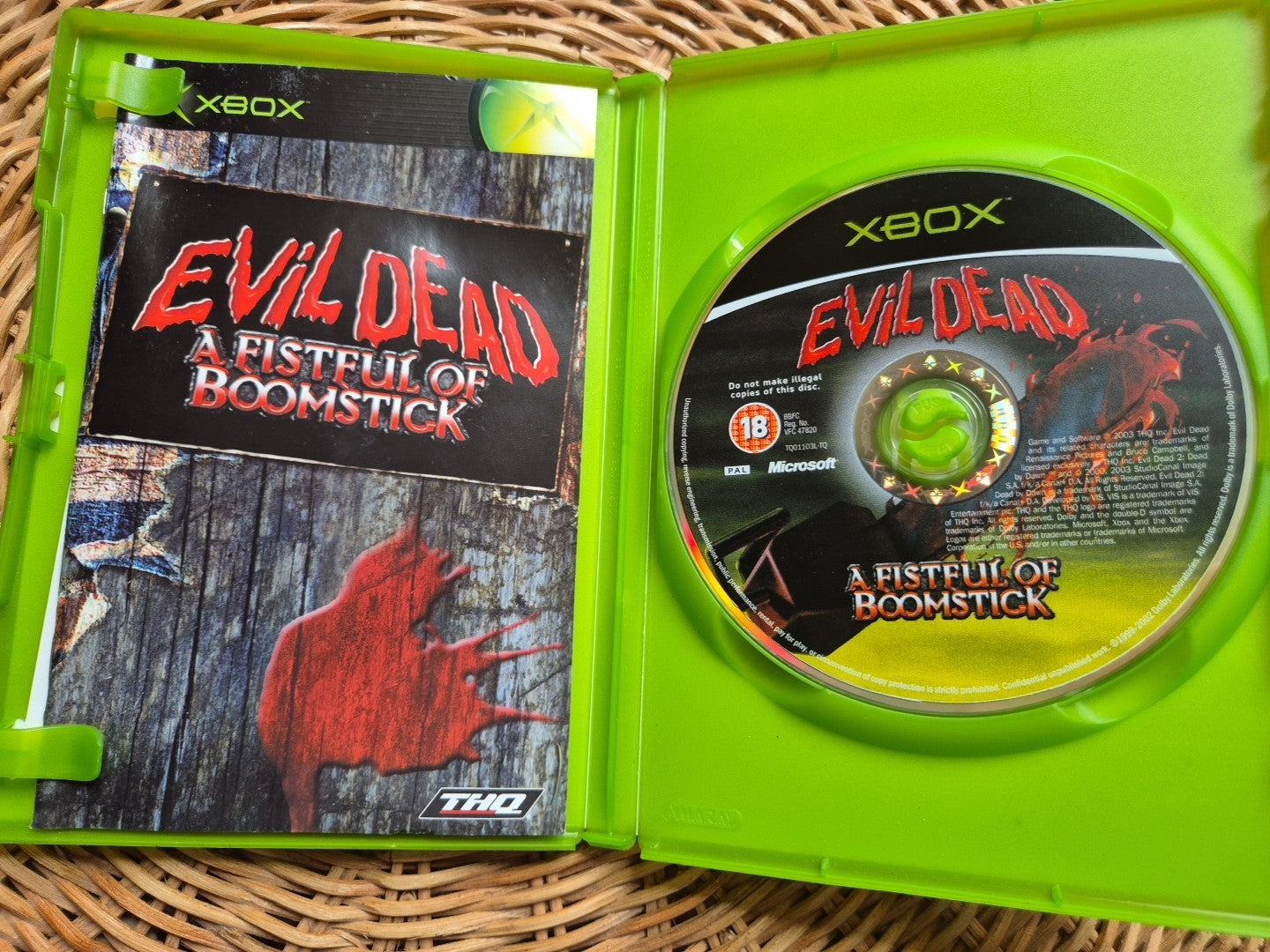 Evil Dead A Fistful of Boomstick - Xbox Original Compete With Manual PAL UK