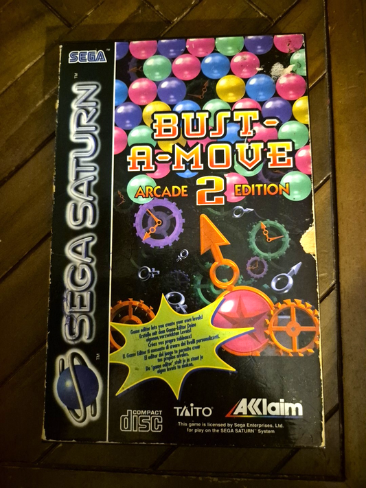 Bust-a-Move 2 Arcade Edition - Sega Saturn PAL UK